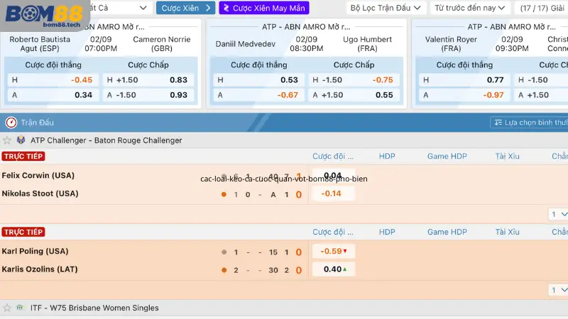 Quần Vợt Bom88 - Hướng Dẫn Cá Cược Tennis Hiệu Quả Từ A-Z - Playzuno99 Quần Vợt Bom88 - Hướng Dẫn Cá Cược Tennis Hiệu Quả Từ A-Z - Playzuno99